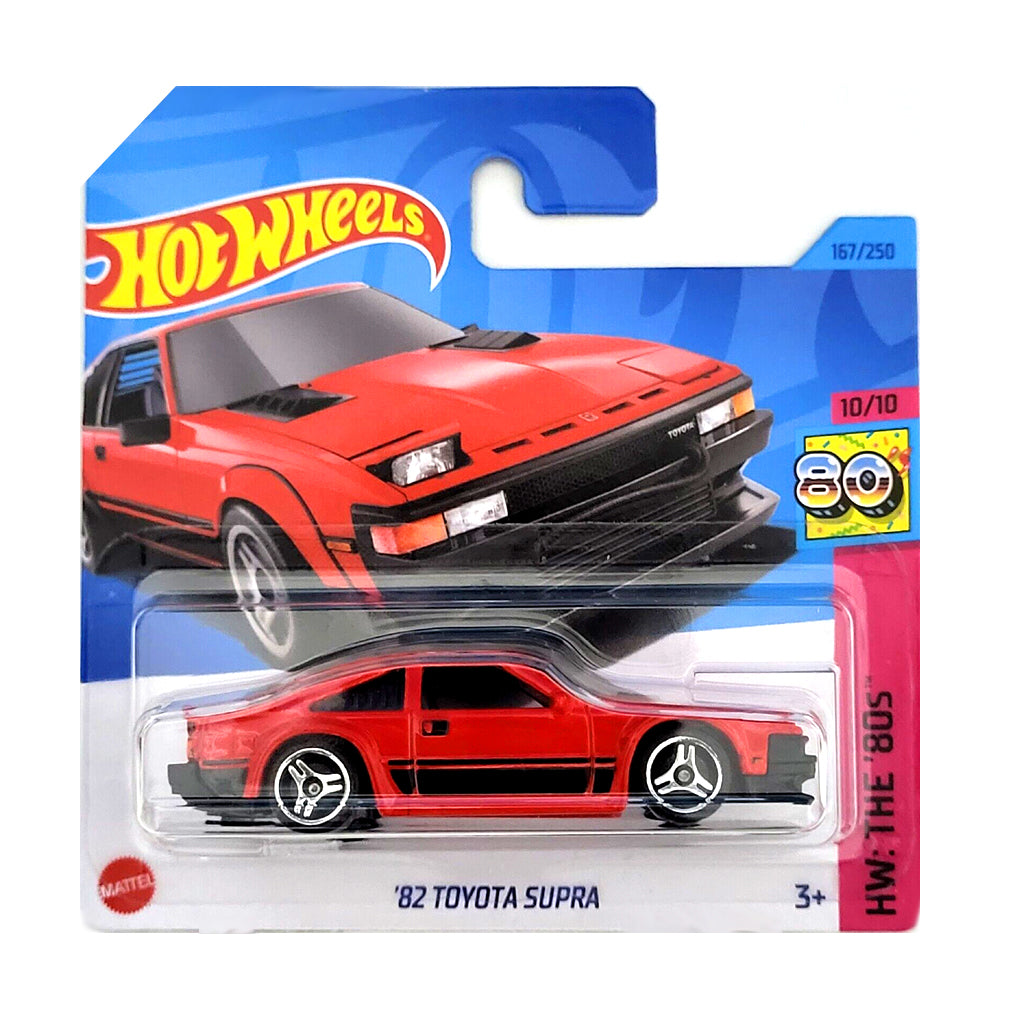 Hot Wheels 2023: '82 Toyota Supra - HW: The '80s 10/10 Short Card 167/250