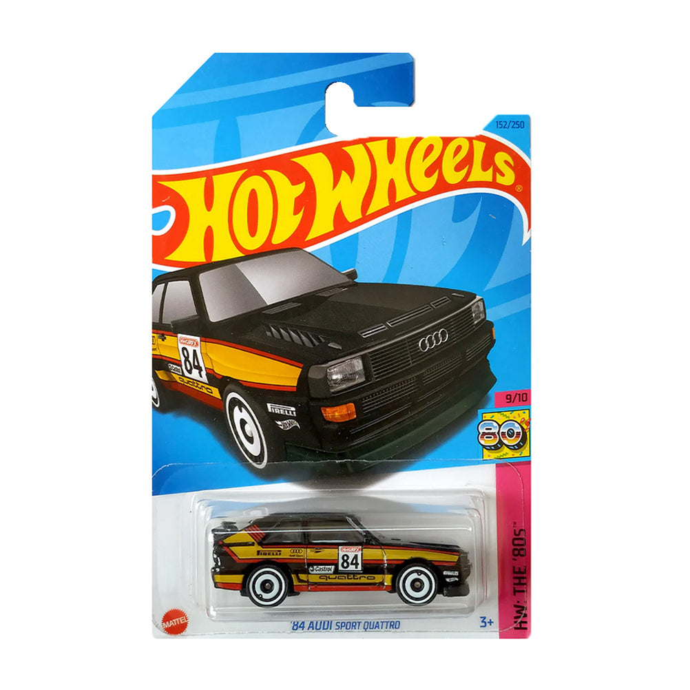 Hot Wheels 2023: '84 Audi Sport Quattro - HW: The '80s 9/10 Long Card 152/250