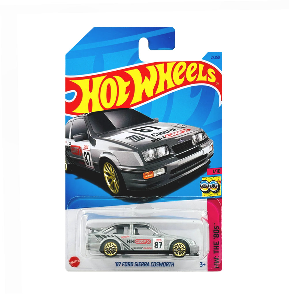 Hot Wheels 2023: '87 Ford Sierra Cosworth - HW: The '80s 1/10 Long Card 2/250