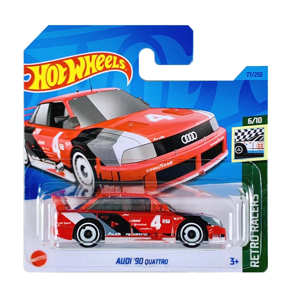Hot Wheels 2023: Audi '90 Quattro - Retro Racers 6/10 Short Card 71/250