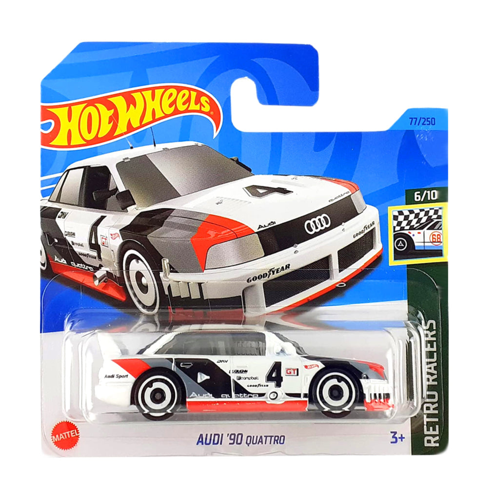 Hot Wheels 2023: Audi '90 Quattro - Retro Racers 6/10 Short Card 71/250