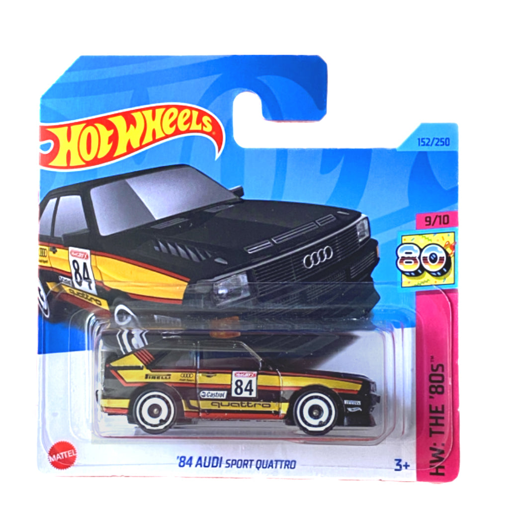Hot Wheels 2023: '84 Audi Sport Quattro - HW: The '80s 9/10 Short Card 152/250