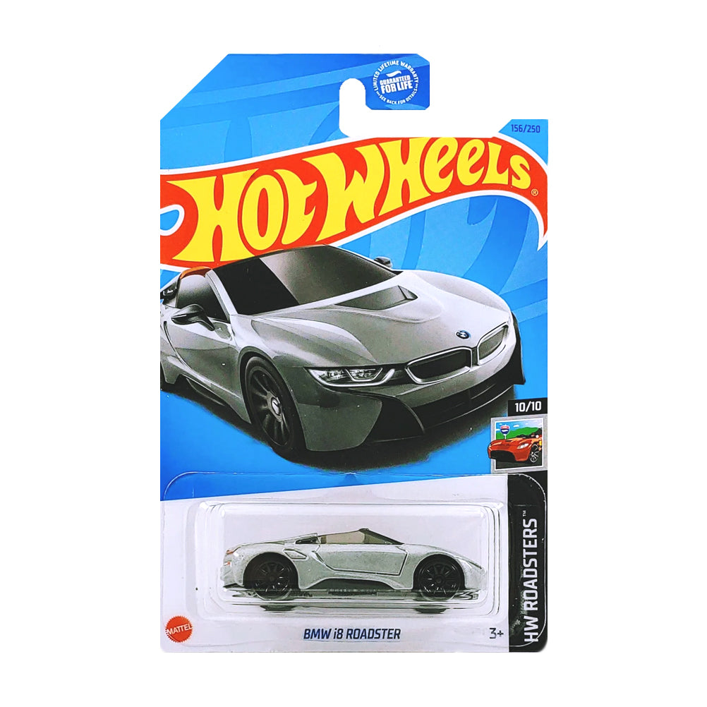 Hot Wheels 2023: BMW i8 Roadster - HW Roadsters 10/10 Long Card 156/250