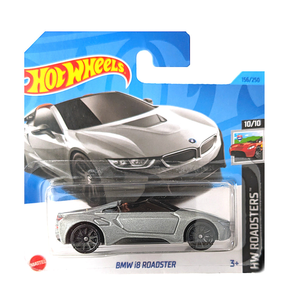 Hot Wheels 2023: BMW i8 Roadster - HW Roadsters 10/10 Short Card 156/250