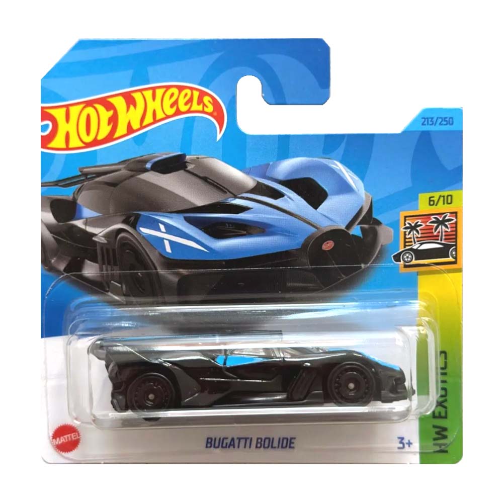 Hot Wheels 2023: Bugatti Bolide - HW Exotics 6/10 Short Card 213/250