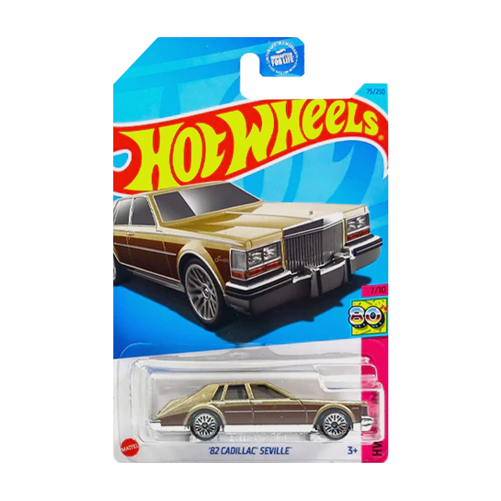 Hot Wheels 2023: '82 Cadillac Seville - HW: The '80s 7/10 Long Card 75/250
