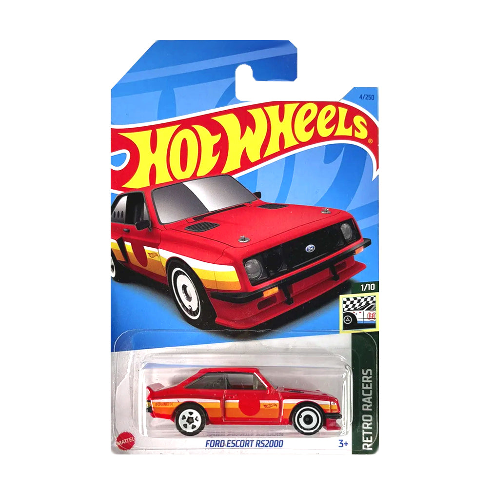 Hot Wheels 2023: Ford Escort RS2000 - Retro Racers 1/10 Long Card 4/250