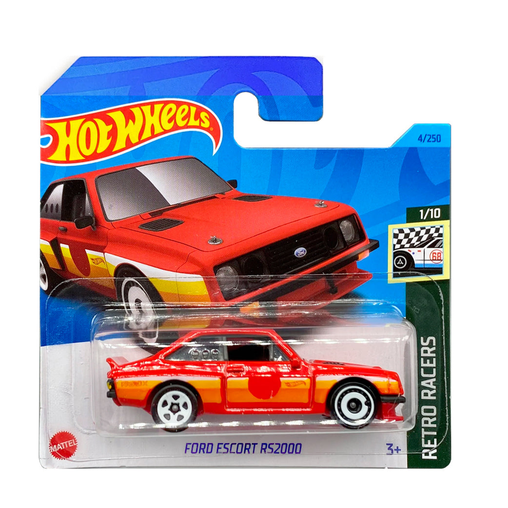 Hot Wheels 2023: Ford Escort RS2000 - Retro Racers 1/10 Short Card 4/250
