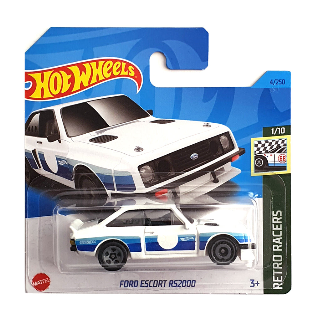 Hot Wheels 2023: Ford Escort RS2000 - Retro Racers 1/10 Short Card 4/250