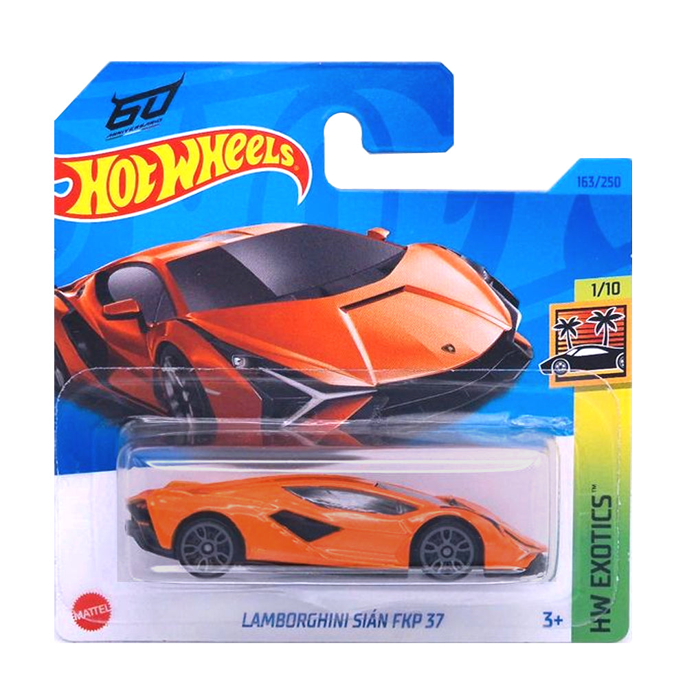 Hot Wheels 2023: Lamborghini Sian FKP37 - HW Exotics 1/10 Short Card 163/250