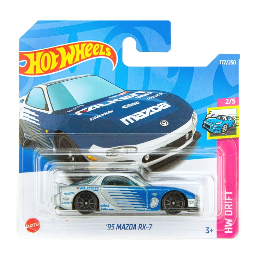Hot Wheels 2023: '95 Mazda RX-7 - HW Drift 2/5 Short Card 177/250