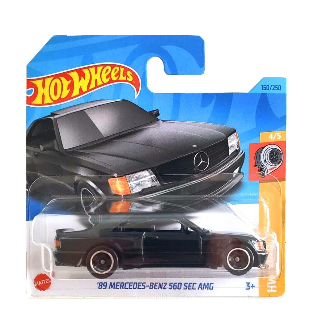Hot Wheels 2023: '89 Mercedes-Benz 560 SEC AMG - HW Turbo 4/5 Short Card 150/250