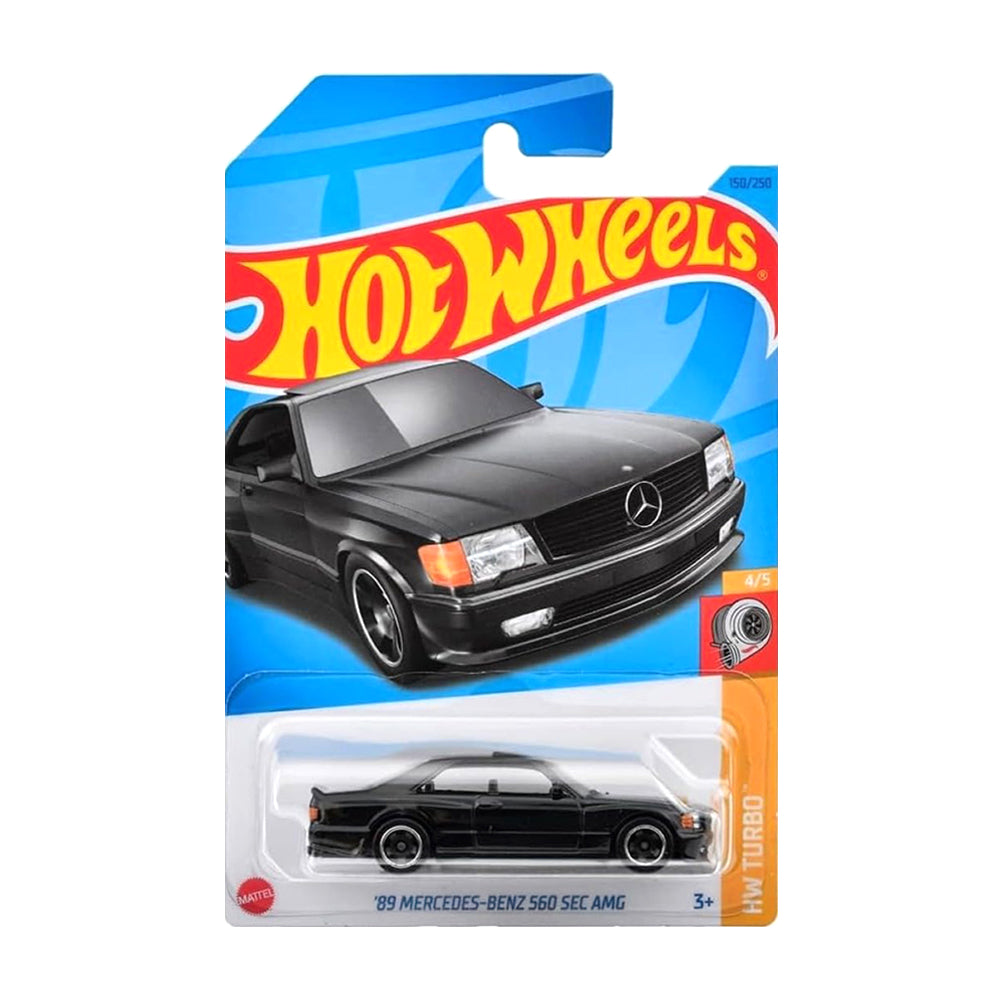 Hot Wheels 2023: '89 Mercedes-Benz 560 SEC AMG - HW Turbo 4/5 Long Card 150/250
