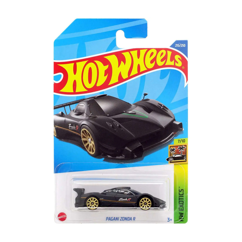 Hot Wheels 2023: Pagani Zonda R - HW Exotics 7/10 Long Card 215/250