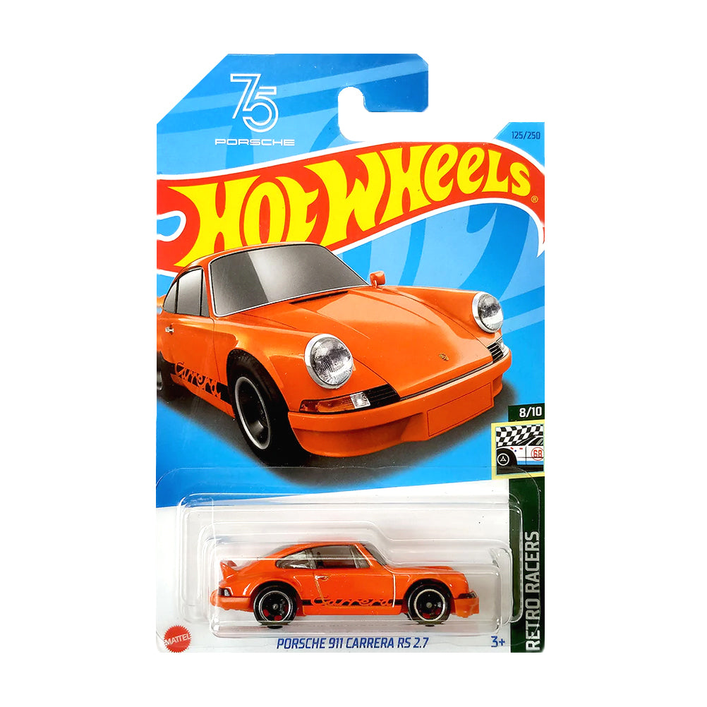 Hot Wheels 2023: Porsche 911 Carrera RS 2.7 - Retro Racers 8/10 Long Card 125/250