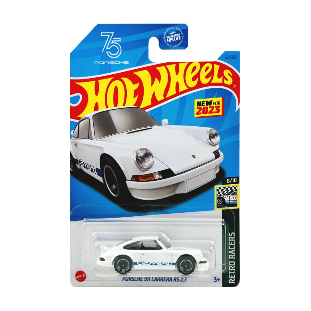 Hot Wheels 2023: Porsche 911 Carrera RS 2.7 - Retro Racers 8/10 Long Card 125/250