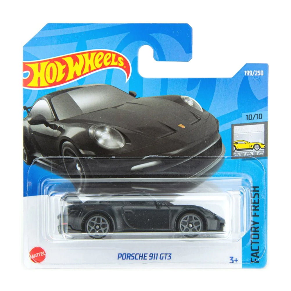 Hot Wheels 2023: Porsche 911 GT3 - Factory Fresh 10/10 Short Card 199/250