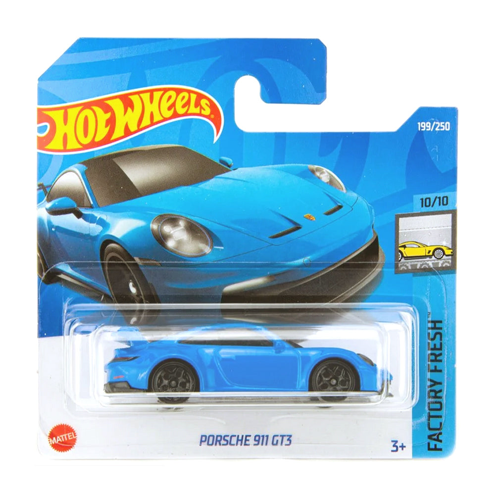 Hot Wheels 2023: Porsche 911 GT3 - Factory Fresh 10/10 Short Card 199/250