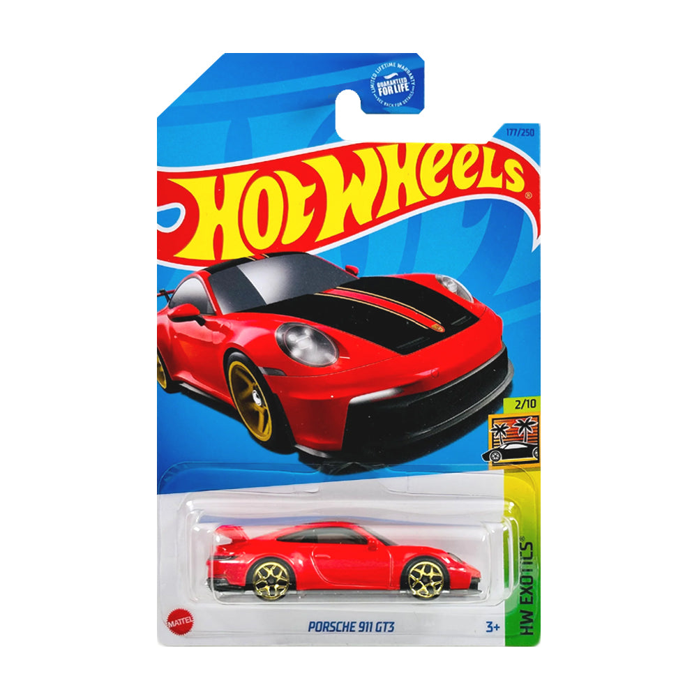 Hot Wheels 2023: Porsche 911 GT3 - HW Exotics 2/10 Long Card 177/250