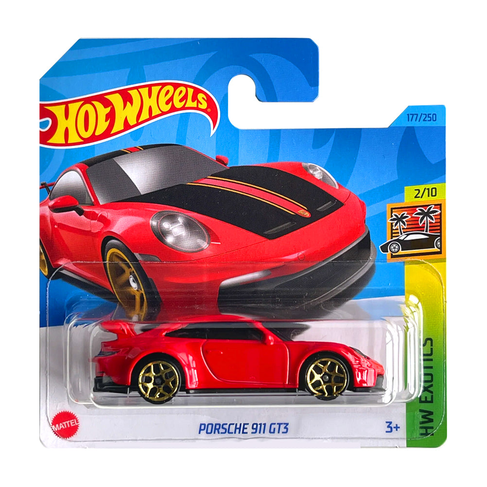 Hot Wheels 2023: Porsche 911 GT3 - HW Exotics 2/10 Short Card 177/250
