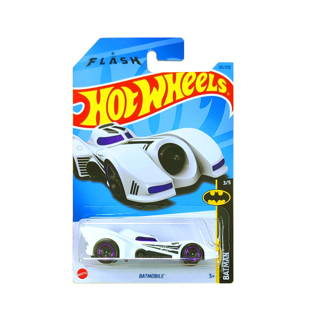 Hot Wheels 2023: The Flash Movie Batman 1989 Batmobile - Batman 3/5 Long Card 103/250