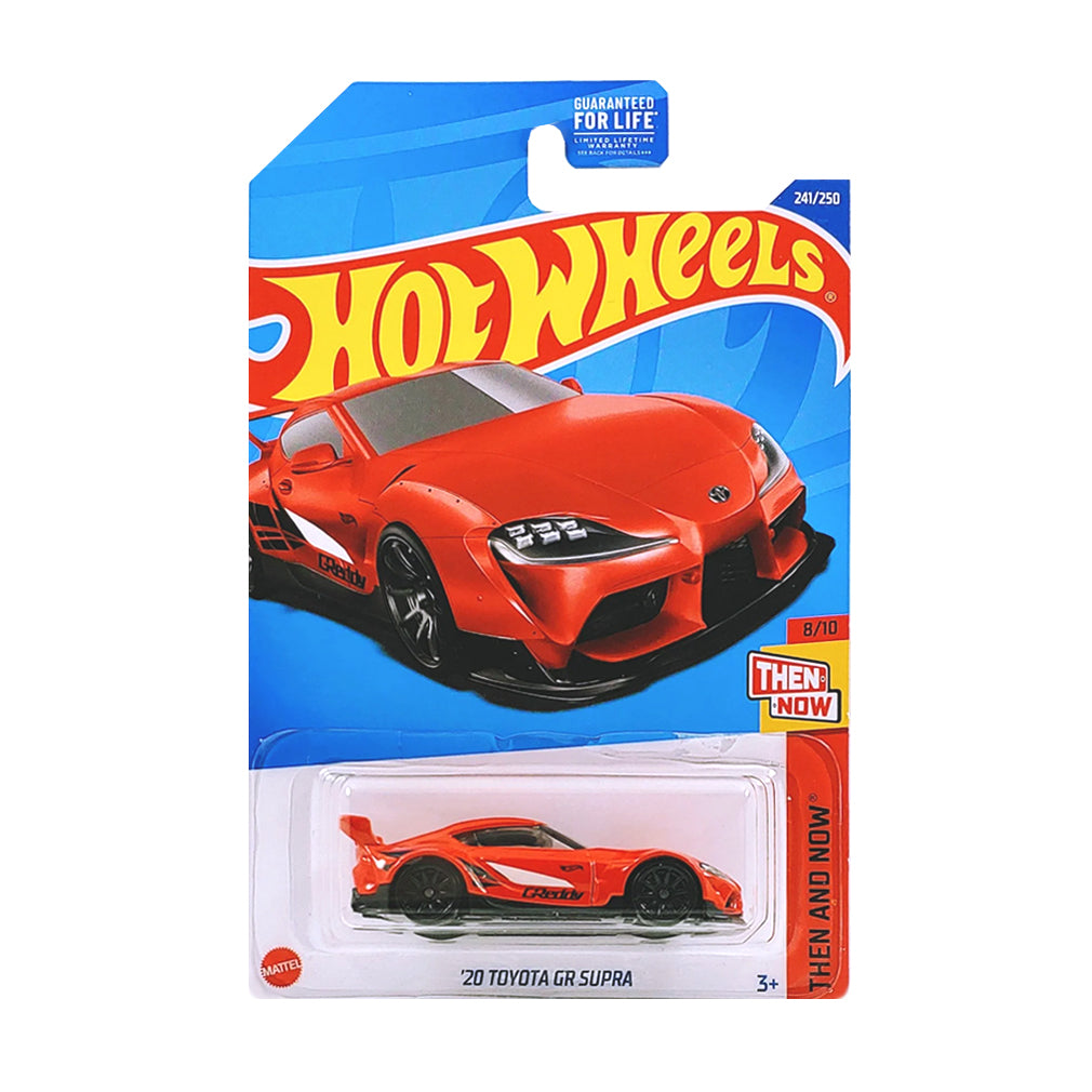 Hot Wheels 2022: '20 Toyota GR Supra - Then and Now 8/10 Long Card 241/250