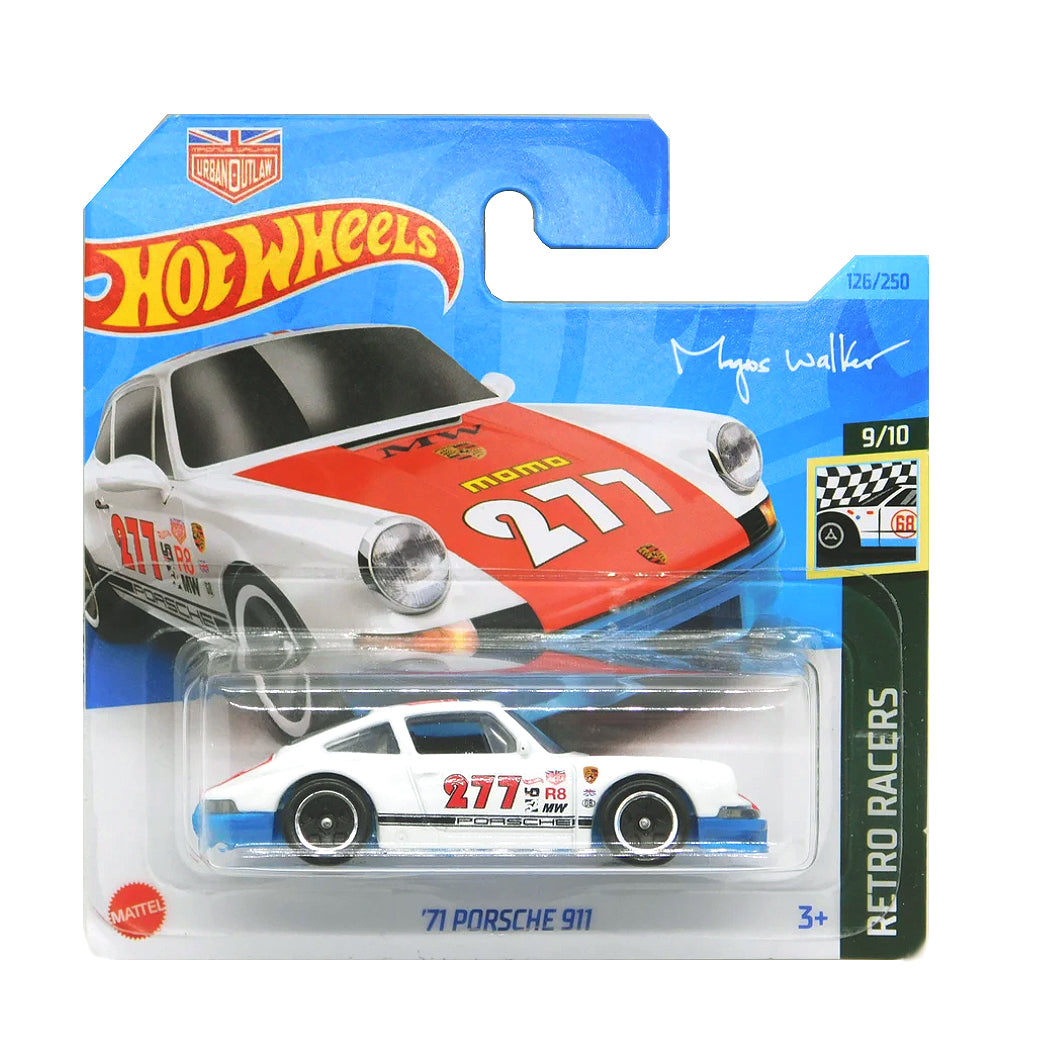 Hot Wheels 2023: '71 Porsche 911 - Retro Racers 8/10 Short Card 126/250