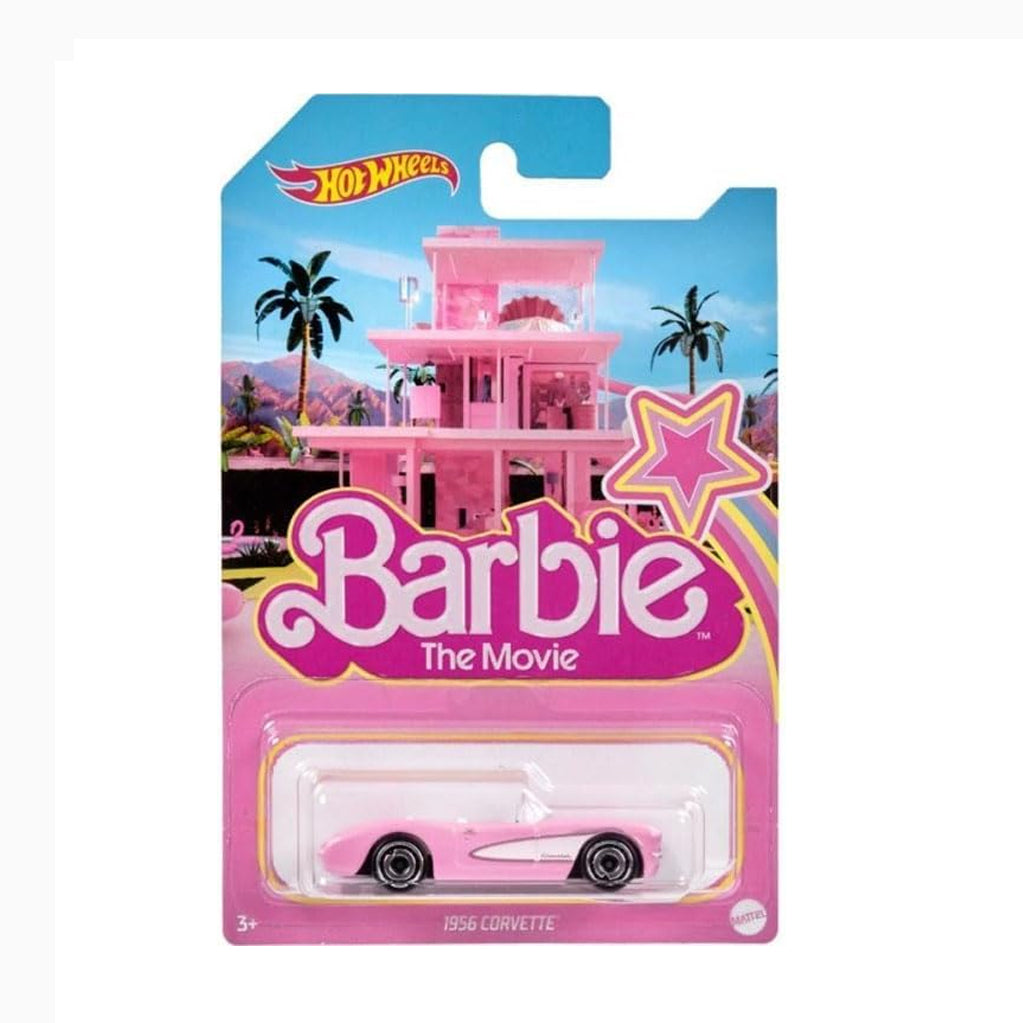 Hot Wheels 2023: Barbie Movie 1956 Corvette Stingray - Special Edition Long Card