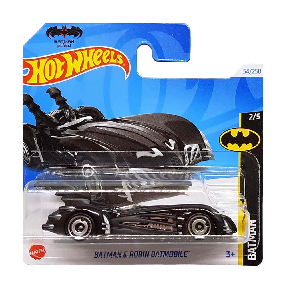 Hot Wheels 2024: Batman & Robin Batmobile - Batman 2/5 Short Card 54/250
