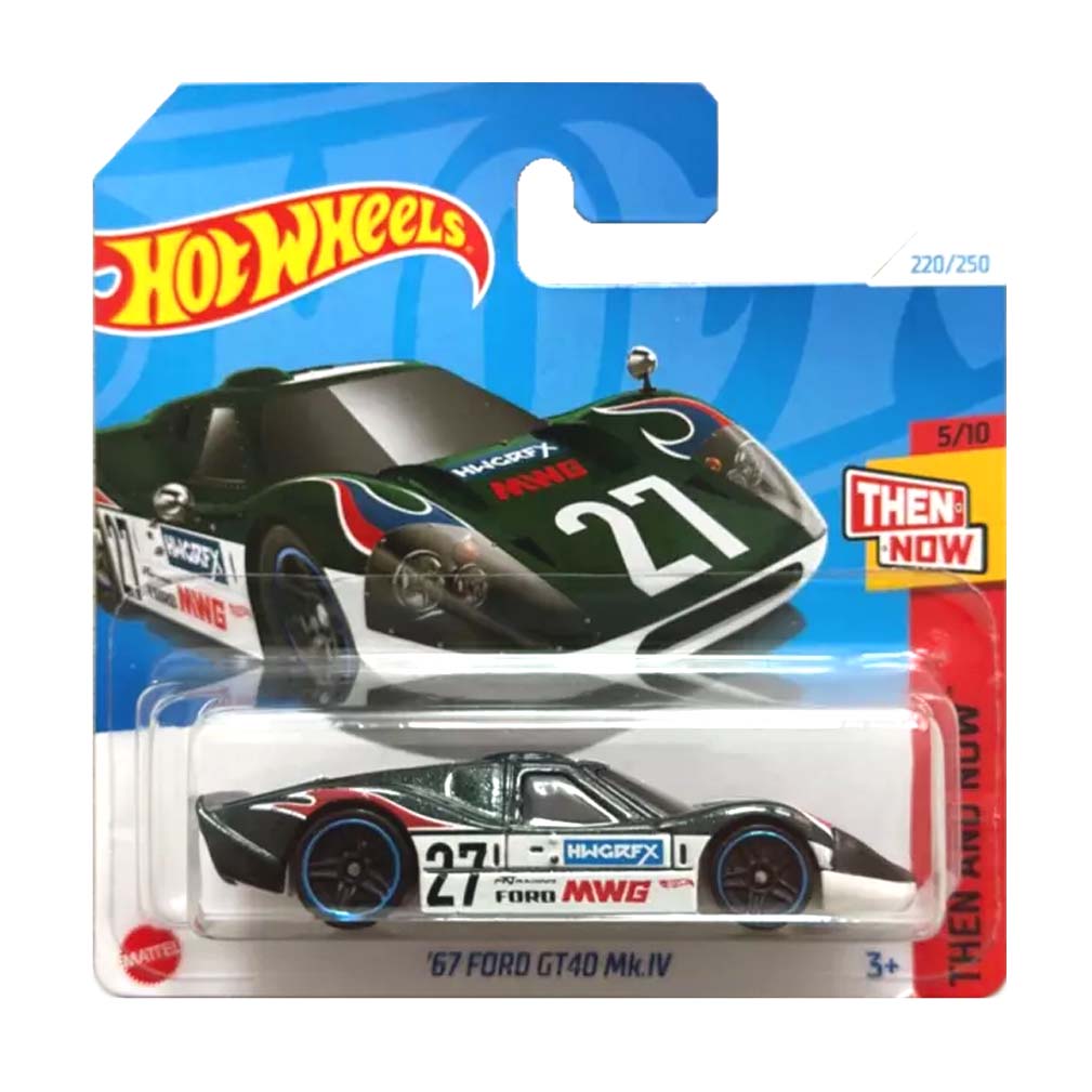 Hot Wheels 2024: '67 Ford GT40 MK.IV - Then and Now 5/10 Short Card 220/250
