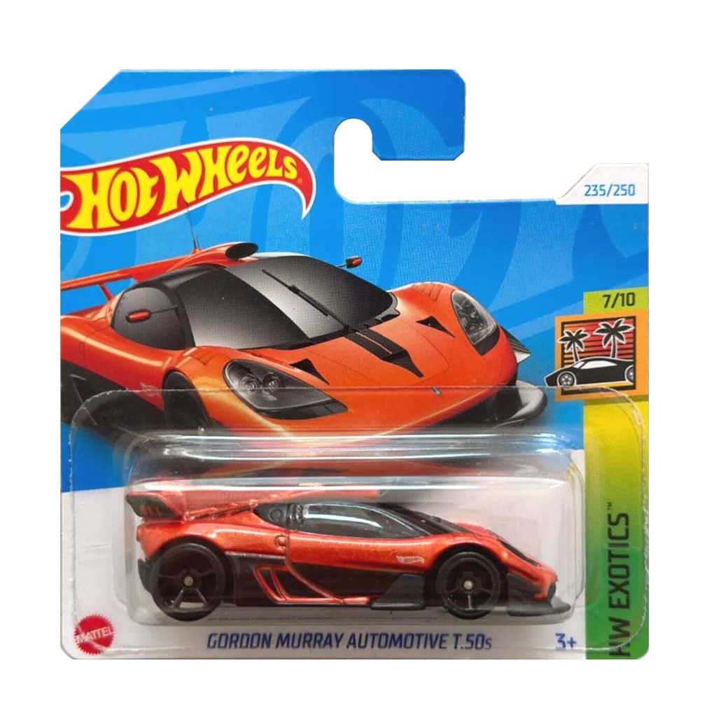 Hot Wheels 2024: Gordon Murray Automotive T.50s - HW Exotics 7/10 Short Card 235/250