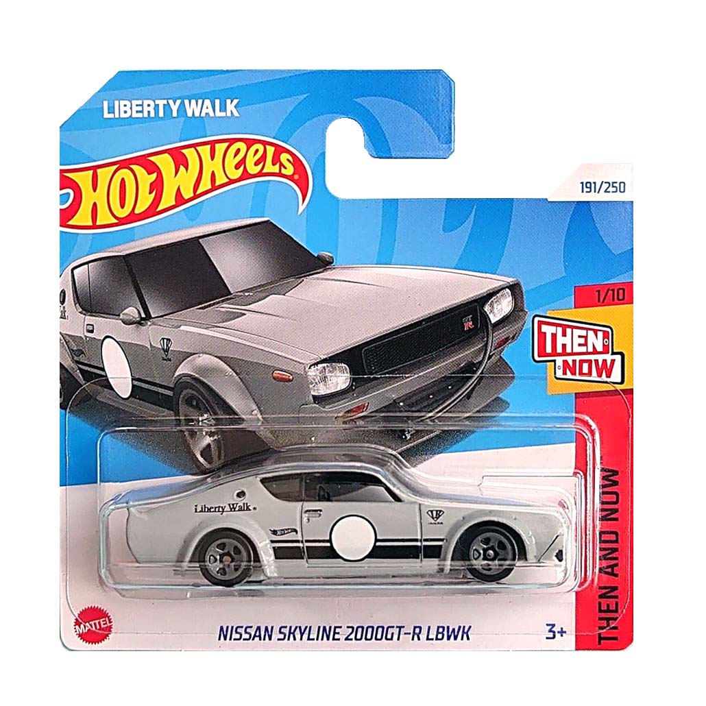Hot Wheels 2024: Nissan Skyline 2000GT-R LBWK - Then and Now 1/10 Short Card 191/250