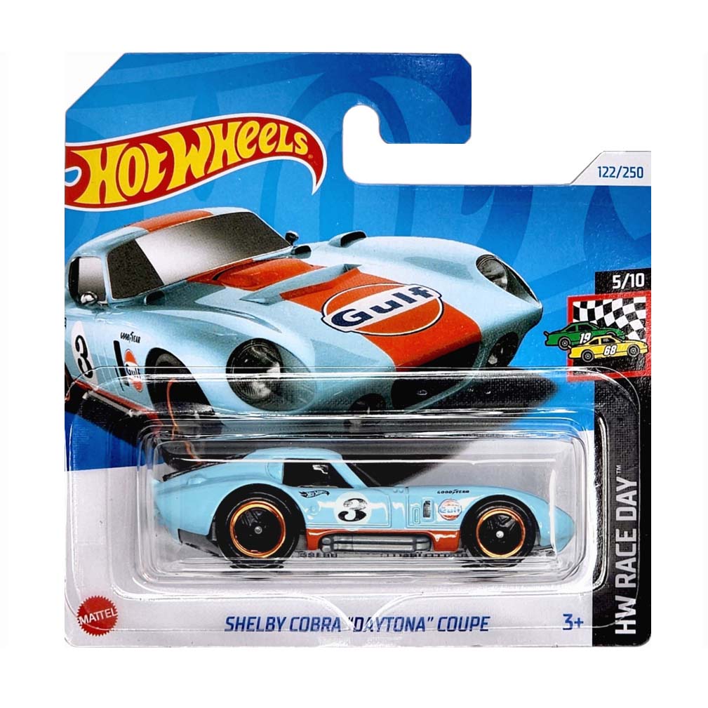 Hot Wheels 2024: Shelby Cobra "Daytona" Coupe - HW Race Day 5/10 Short Card 122/250