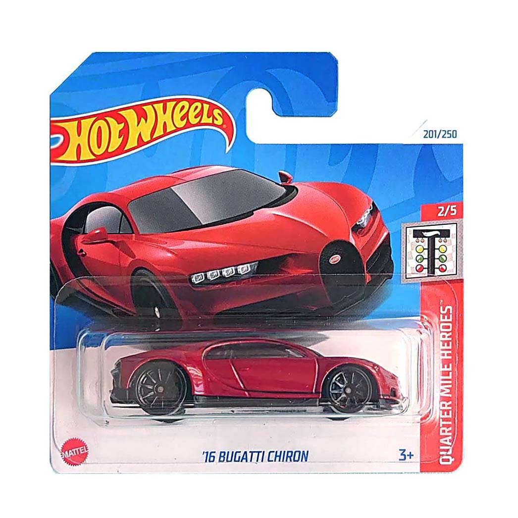 Hot Wheels 2024: '16 Bugatti Chiron - Quarter Mile Heroes 2/5 Short Card 201/250