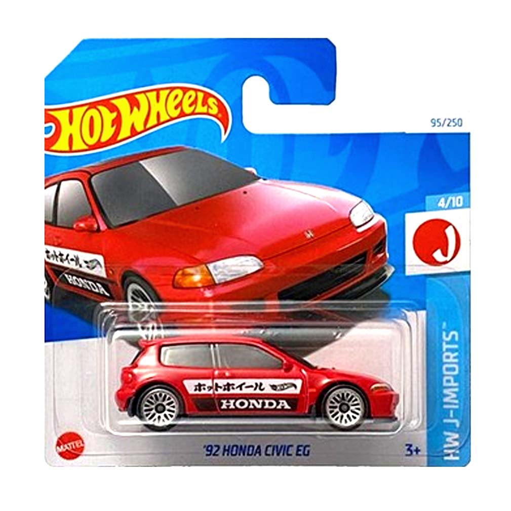 Hot Wheels 2024: '92 Honda Civic EG - HW J-Imports 4/10 Short Card 95/250