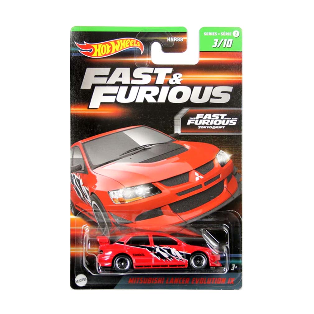 Hot Wheels 2023 Set B: Fast & Furious '95 Mitsubishi Lancer Evolution IX (3/10)