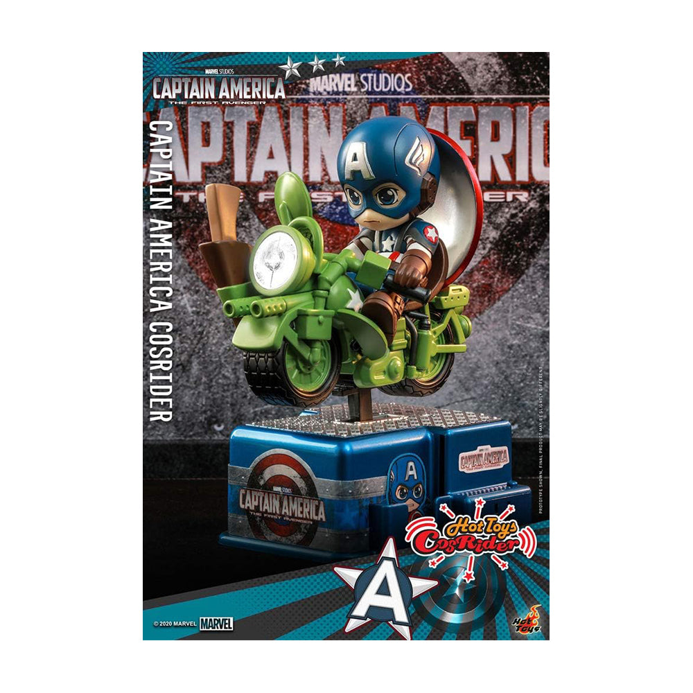 Hot Toys Cosbaby Cosrider: Captain America with Motorbike