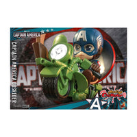 Load image into Gallery viewer, Hot Toys Cosbaby Cosrider: Captain America with Motorbike
