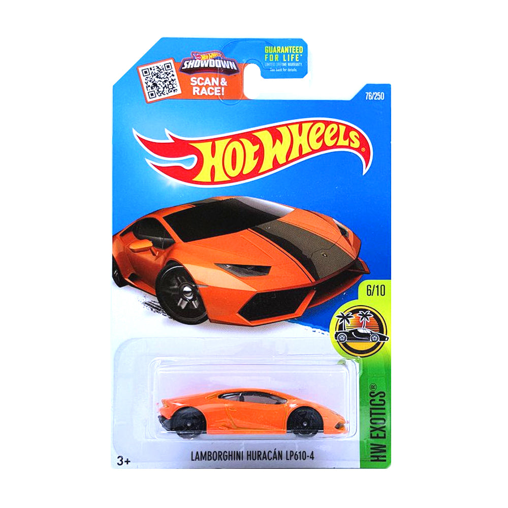 Hot Wheels 2015: Lamborghini Huracan LP 610-4 - HW Exotics 6/10 Long Card 76/250