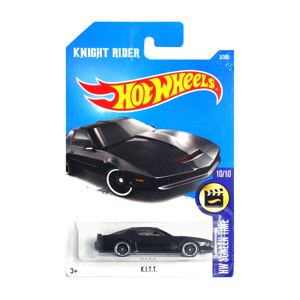 Hot Wheels 2017: Knight Rider K.I.T.T. 10/10 HW Screen Time Long Card 3/365
