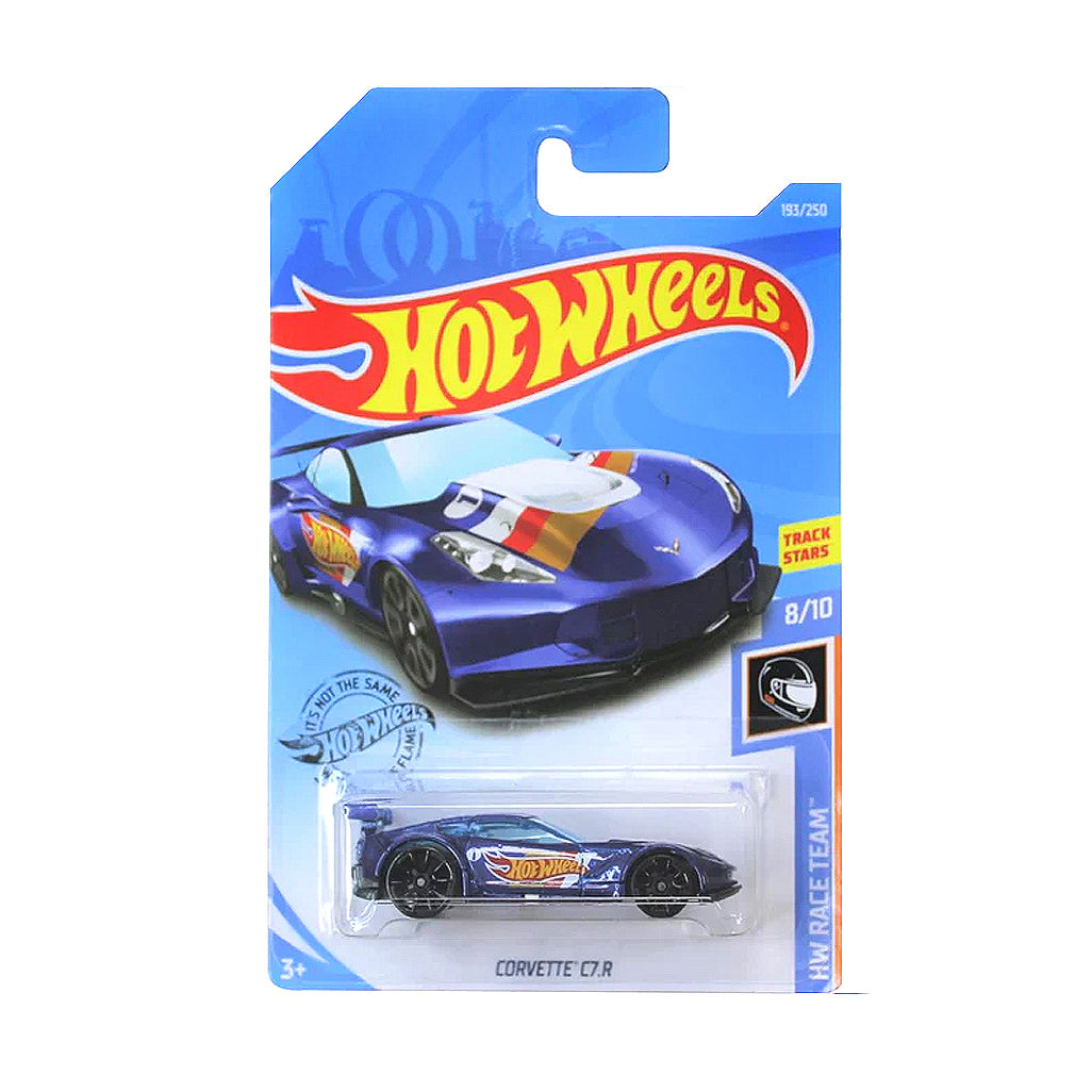Hot Wheels 2019: Corvette C7.R - HW Race Team 8/10 Long Card 193/250