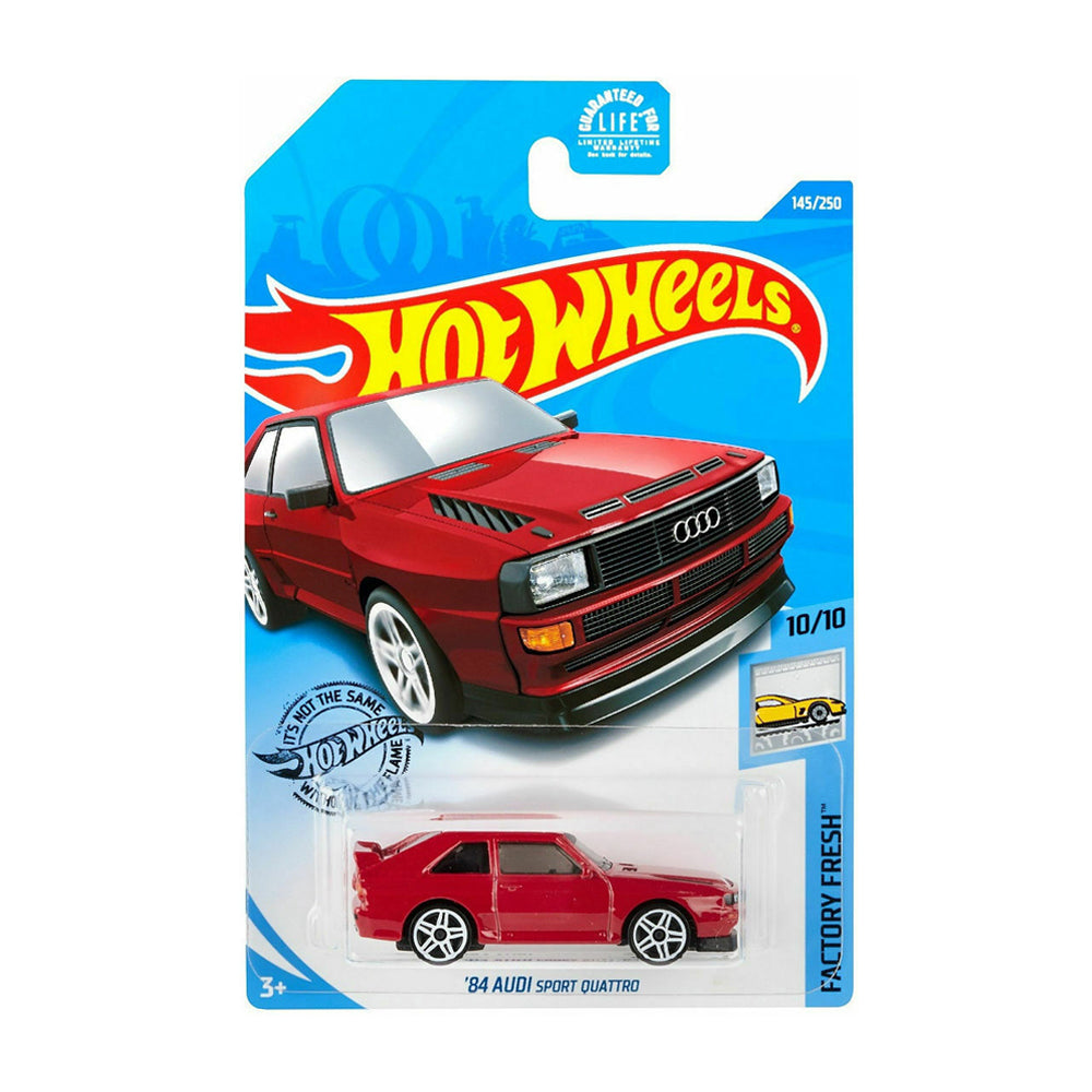 Hot Wheels 2020: '84 Audi Sport Quattro - Factory Fresh 10/10 Long Card 145/250