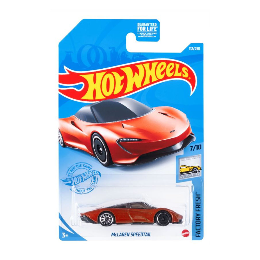 Hot Wheels 2020: McLaren Speedtail Factory Fresh 7/10 Short Card 112/250