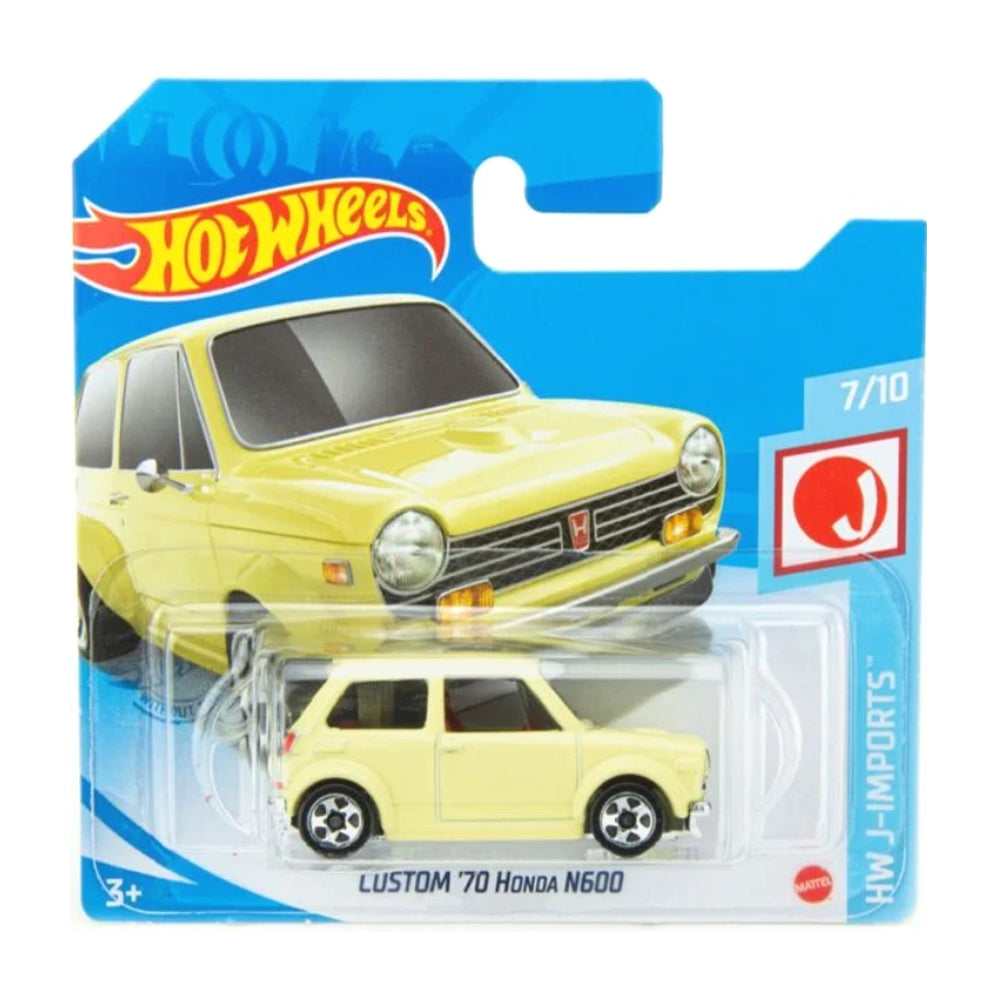 Hot Wheels 2021: Custom '70 Honda N600 - HW J Imports 7/10 Short Card 187/250