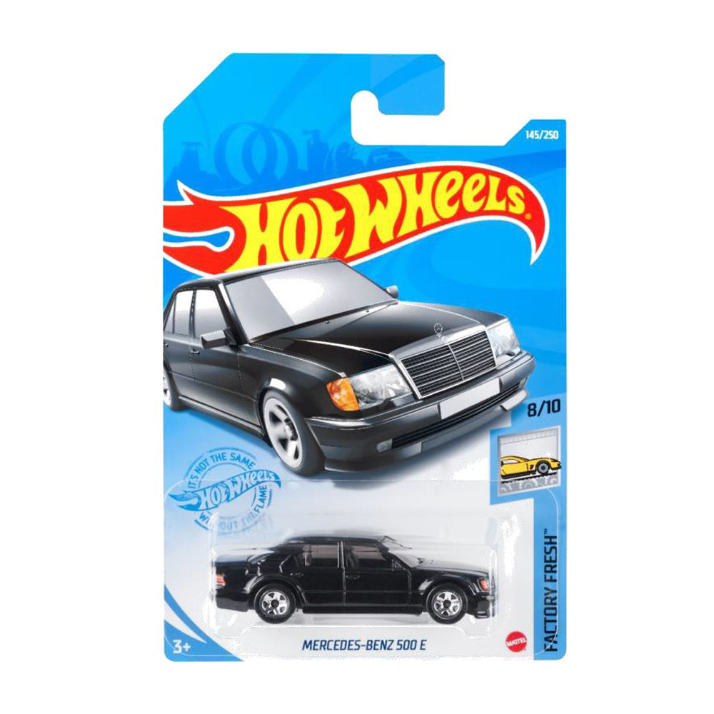 Hot Wheels 2021: Mercedes-Benz 500 E - Factory Fresh 8/10 Long Card 145/250