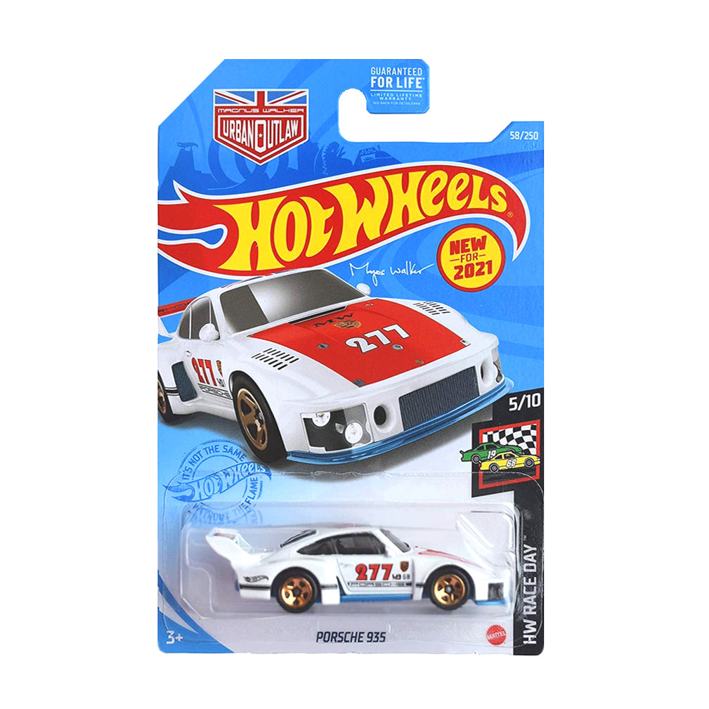 Hot Wheels 2021: Porsche 935 - HW Race Day 5/10 Long Card 58/250