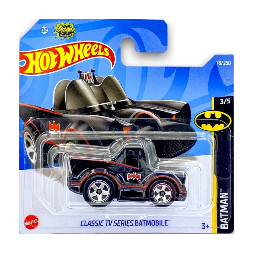 Hot Wheels 2022: Classic TV Series Tooned Batmobile 3/5 Batman Short Card 78/250
