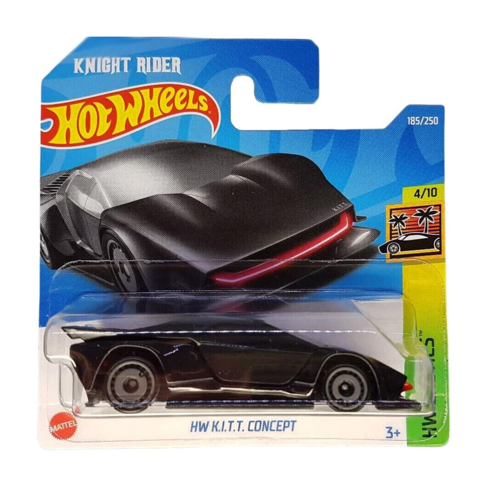 Hot Wheels 2022: Knight Rider HW K.I.T.T. Concept 4/10 HW Exotics Short Card 185/250