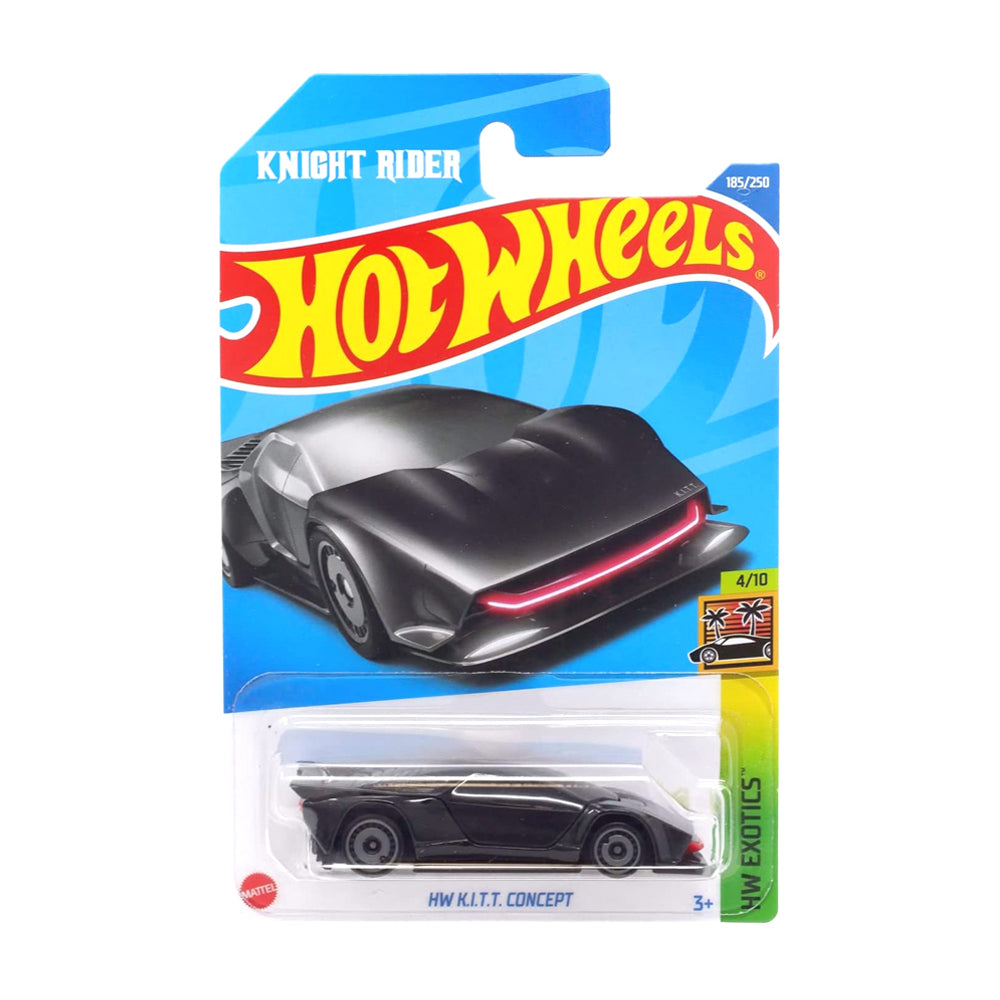 Hot Wheels 2022: Knight Rider HW K.I.T.T. Concept - 4/10 HW Exotics Long Card 185/250