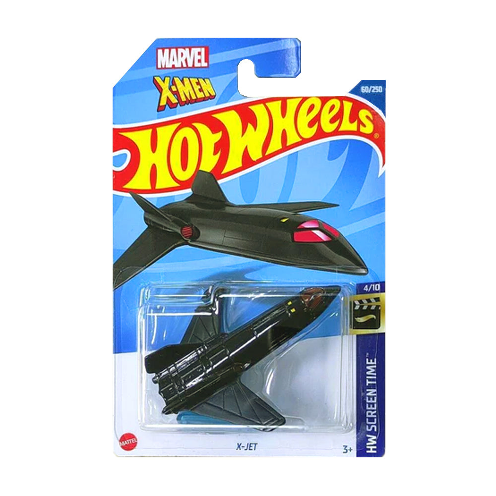 Hot Wheels 2022: X-Men X-Jet - HW Screen Time 4/10 Long Card 60/250